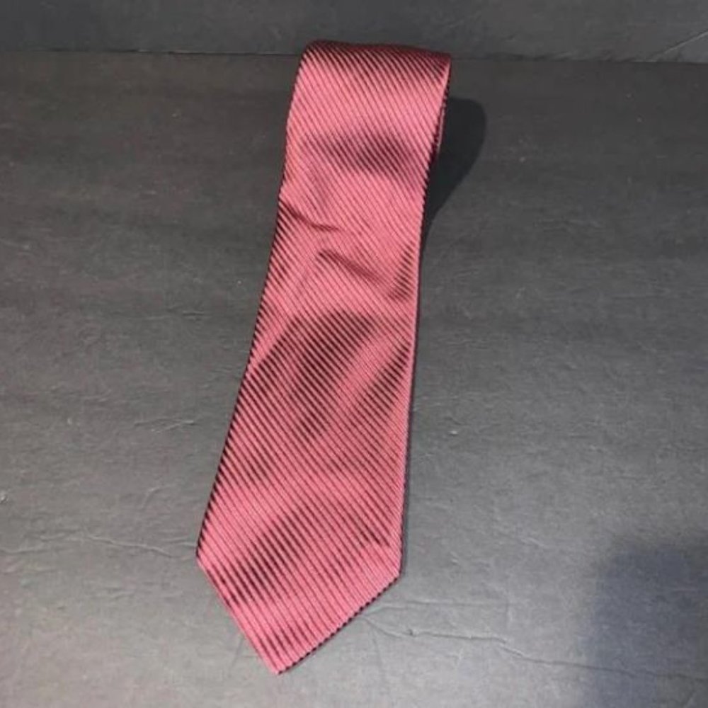 silk tie maroon - Picture 3 of 3